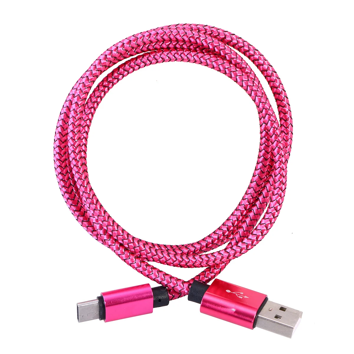 고속 충전 케이블 USB 타입-C 나일론 브레이디드 1M 2.0A 동기화 충전용 USB C