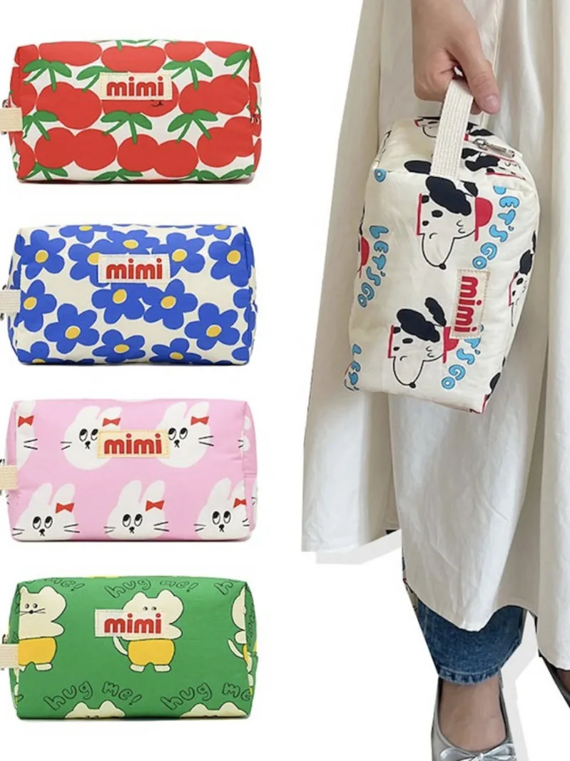 Bolsa de Cosméticos de an Capacidad para Mujer, Bolsa de nento de Artículos de Aseo Portátil para Viajes, Linda Bo...