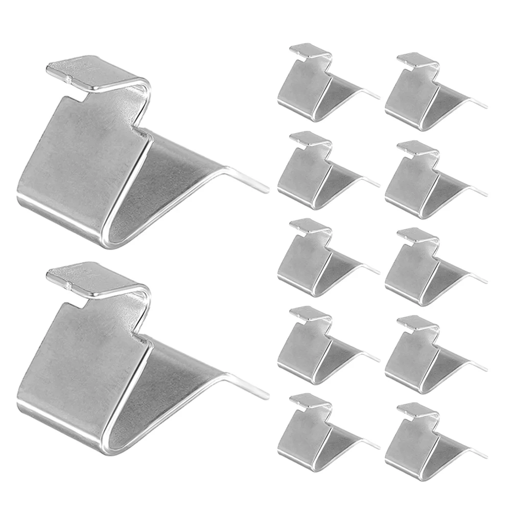 20 Pcs Shelf Clip Partition Buckle Corner Cabinet Bracket Supplies Rivets Iron Bookcase Wardrobe Connectors