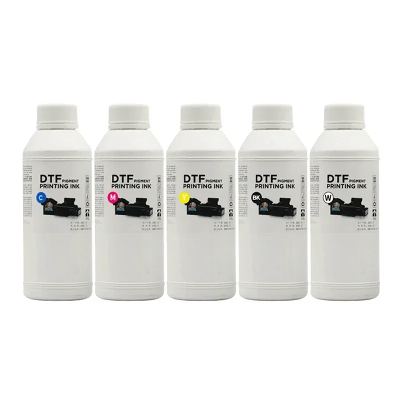 1000ML DTF ink for direct transfer film for PET film all desktop & large format DTF printer BK C M Y WH color availble