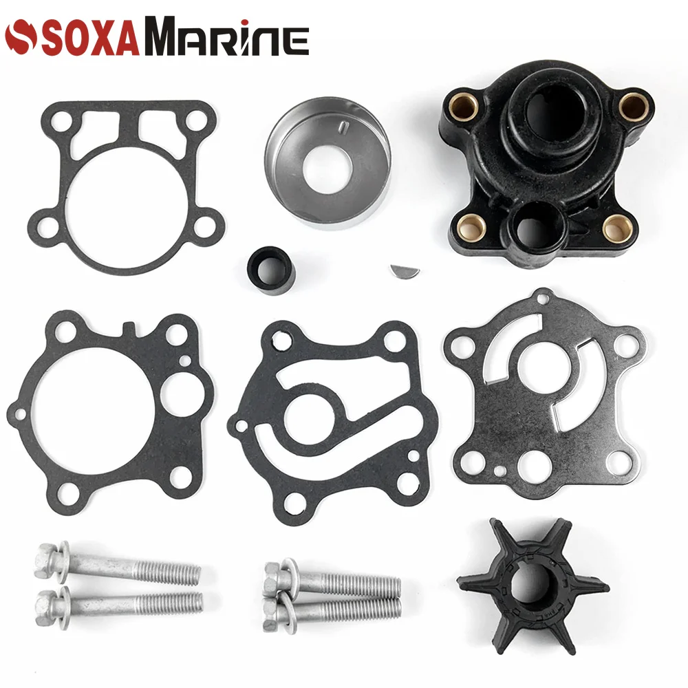 Outboard Water Pump Impeller Service Kit for 6H4-W0078 Yamaha 2 Stroke 40hp 50hp  6H4-W0078-00 6H4-W0078-A0 18-3429