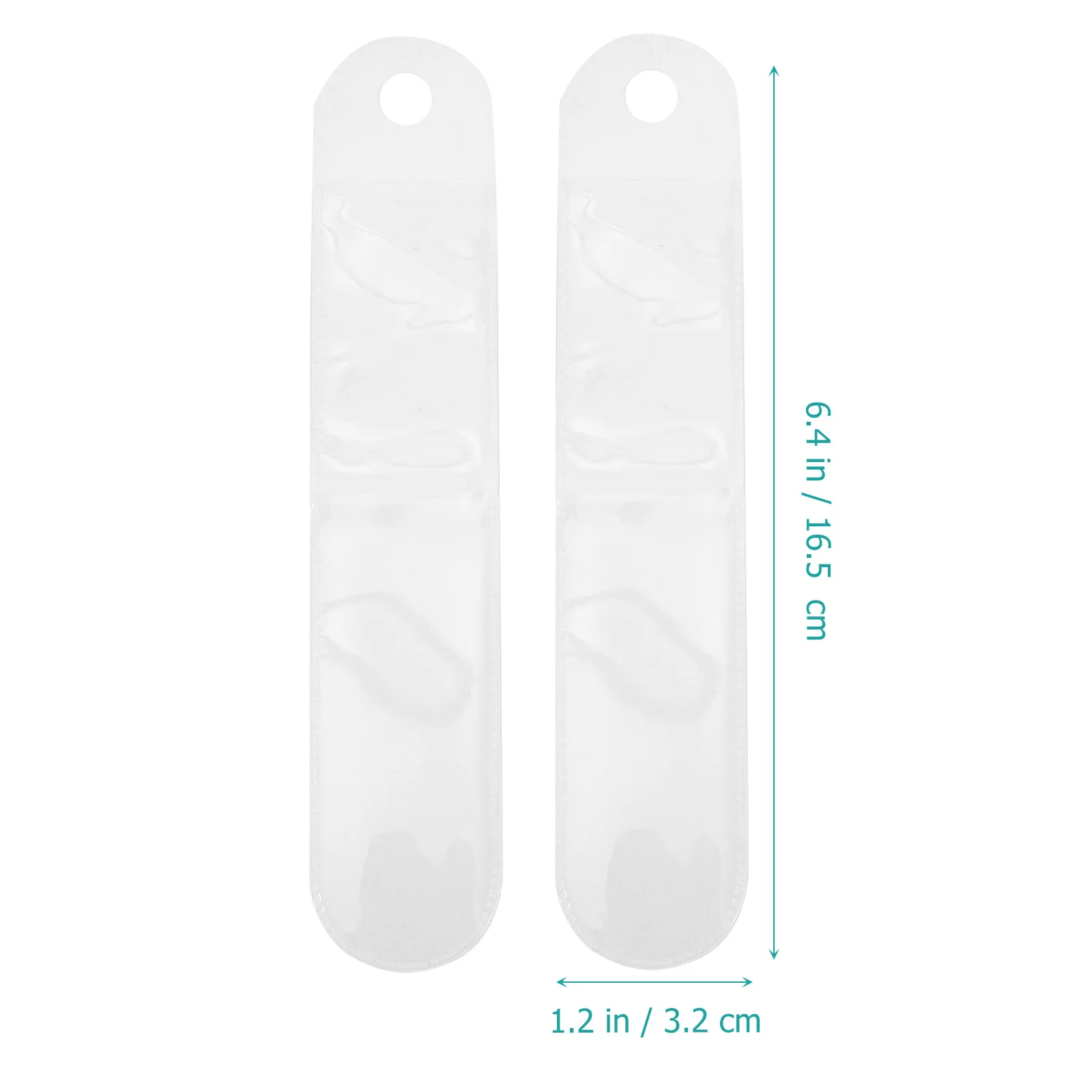 

100Pcs Transparent Fountain Pen Pouch Sleeve Single Pen Case Holder for Office School Stationery Storage Bag Gift