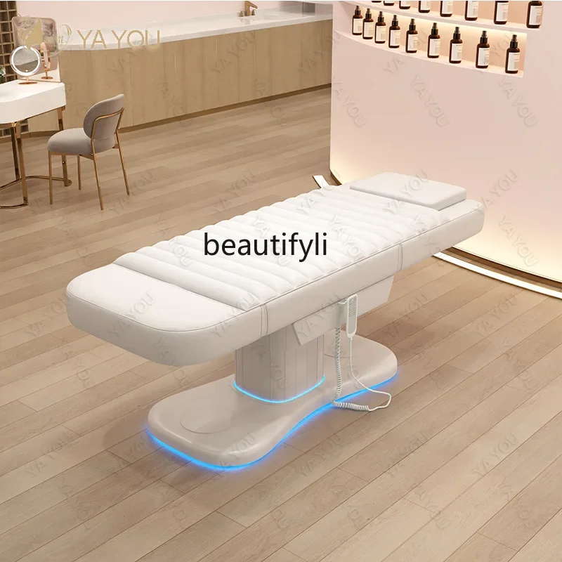 new style Salon Shop Electric Beauty Bed Beauty Salon Electric Lifting Skin Management Bed Spa Massage Couch Micro-Finishing