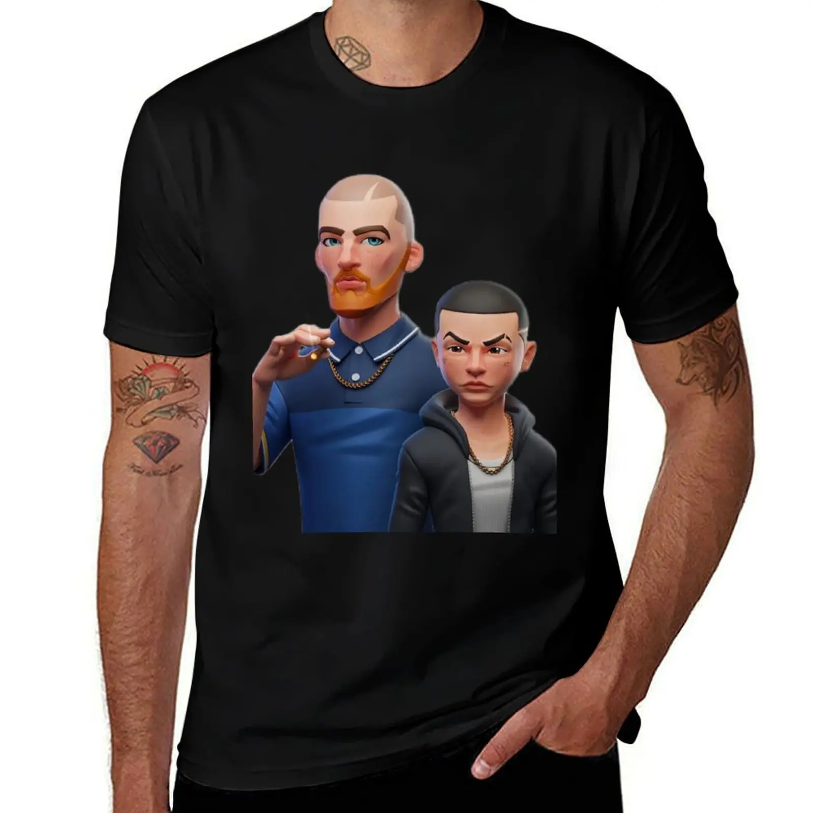 Euphoria fezco and ashtray T-Shirt Thanksgiving Casual Tee T-Shirt