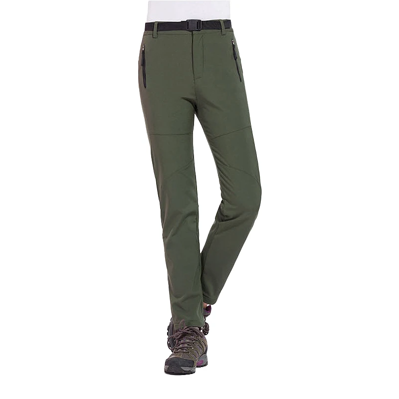 JNLN-pantalones de lana de Invierno para mujer, pantalones de trabajo impermeables para senderismo, escalada, Camping, deportes al aire libre,