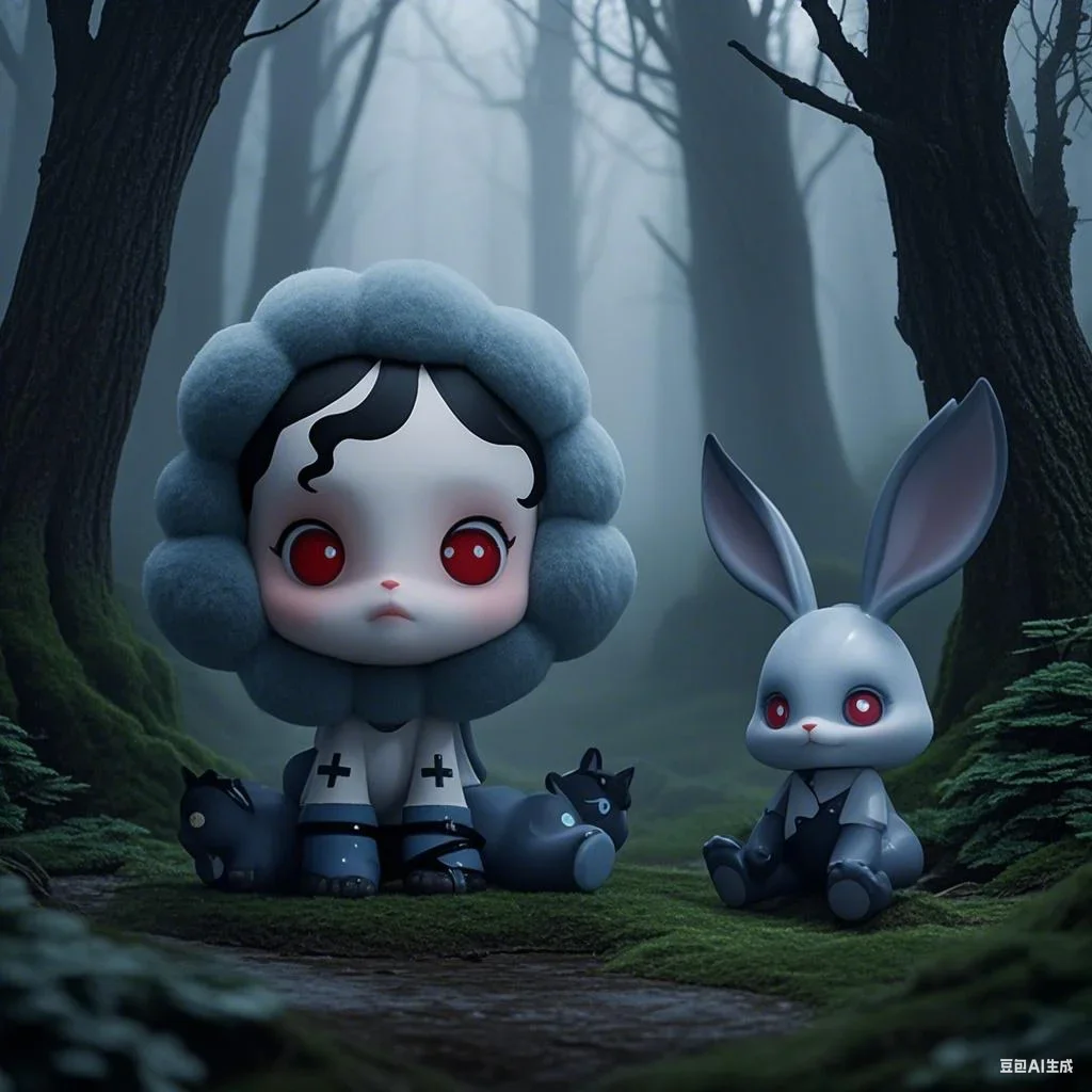 

POP MART Skullpanda The Mare of Animals Series слепая коробка игрушки аниме фигурка Caixa Surprise Mystery Box куклы подарок для девочек