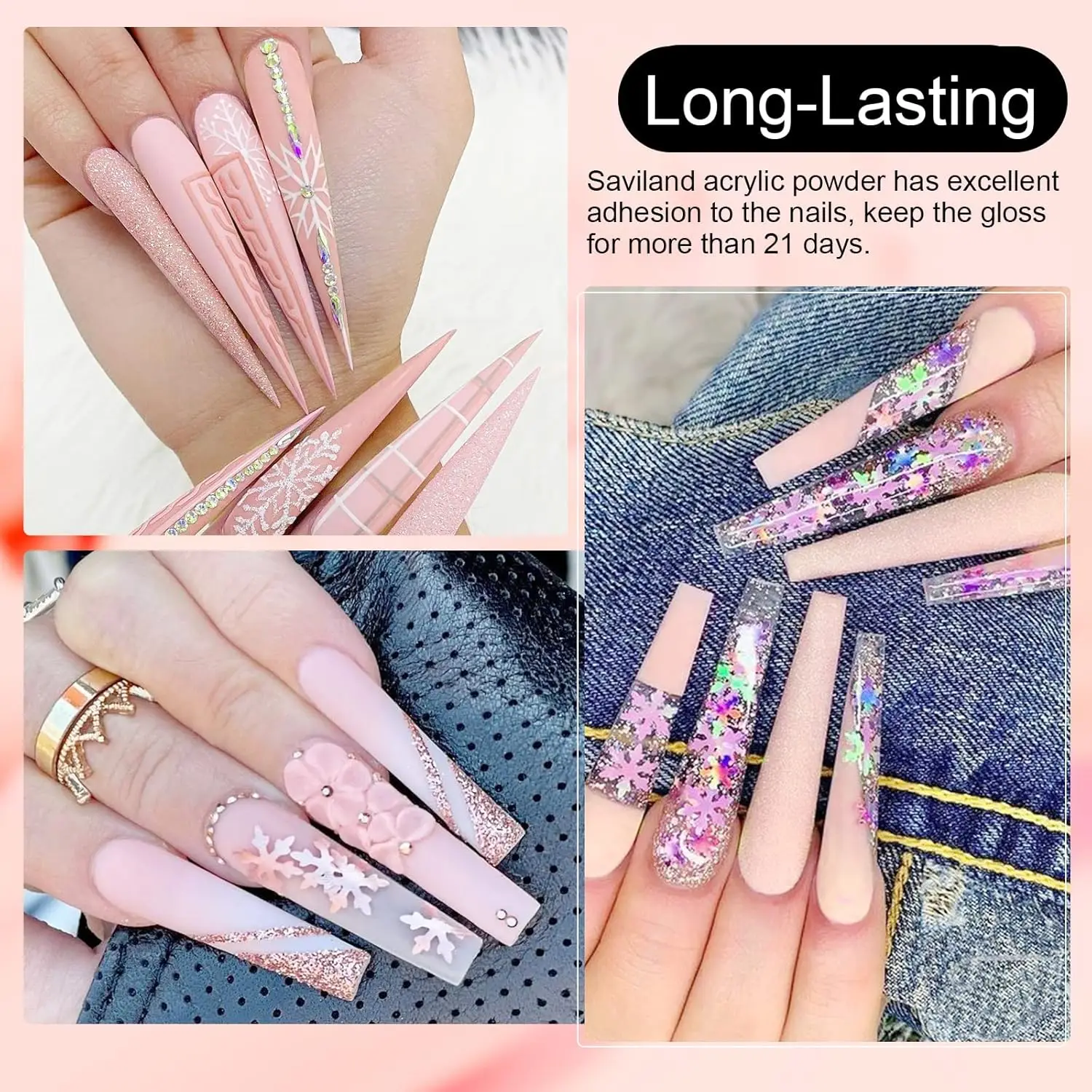 6/12 farben Nagel Acryl Pulver Set Nude/Rosa/Braun Nägel Kristall Pulver Für 3D Carving Nail art Tipps Verlängerung Tauch Pulver FA – Detail 8