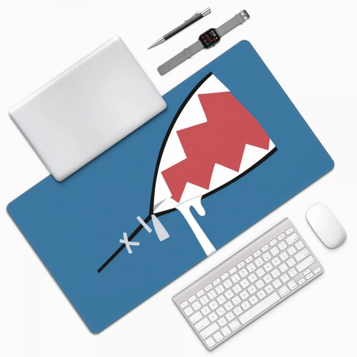 

Gawr Gura Shark Mouth Large Mouse Pad Computer Keyboard Mouse Mat Gamer PC Laptop Desk Mat Office Accessories Table Mats