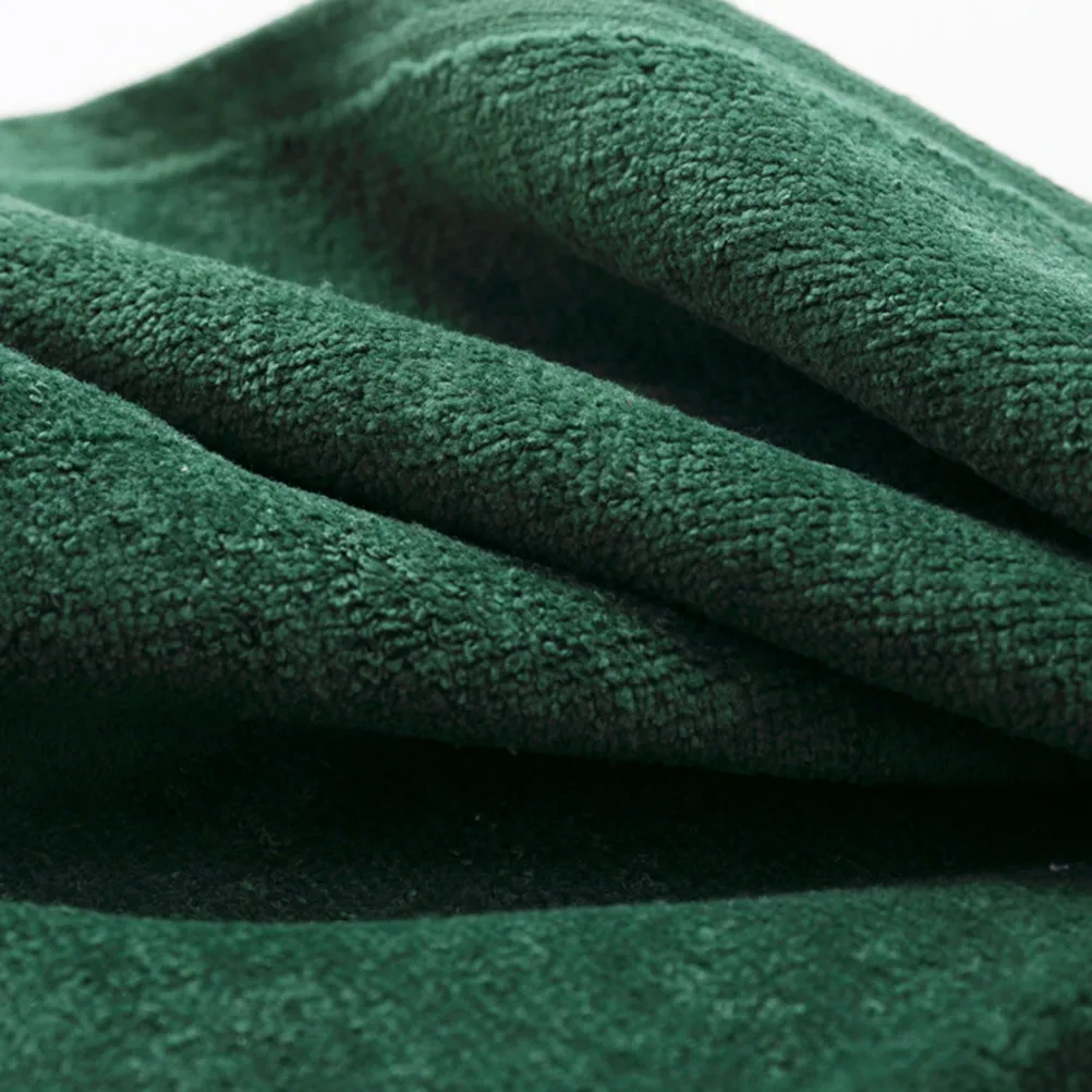 

Green Golf Sports Fleece Towel High Absorbent Quick Dry Club Heads Grips Balls Hands Cleaning Hanging Loop Free Bag Multi-Use
