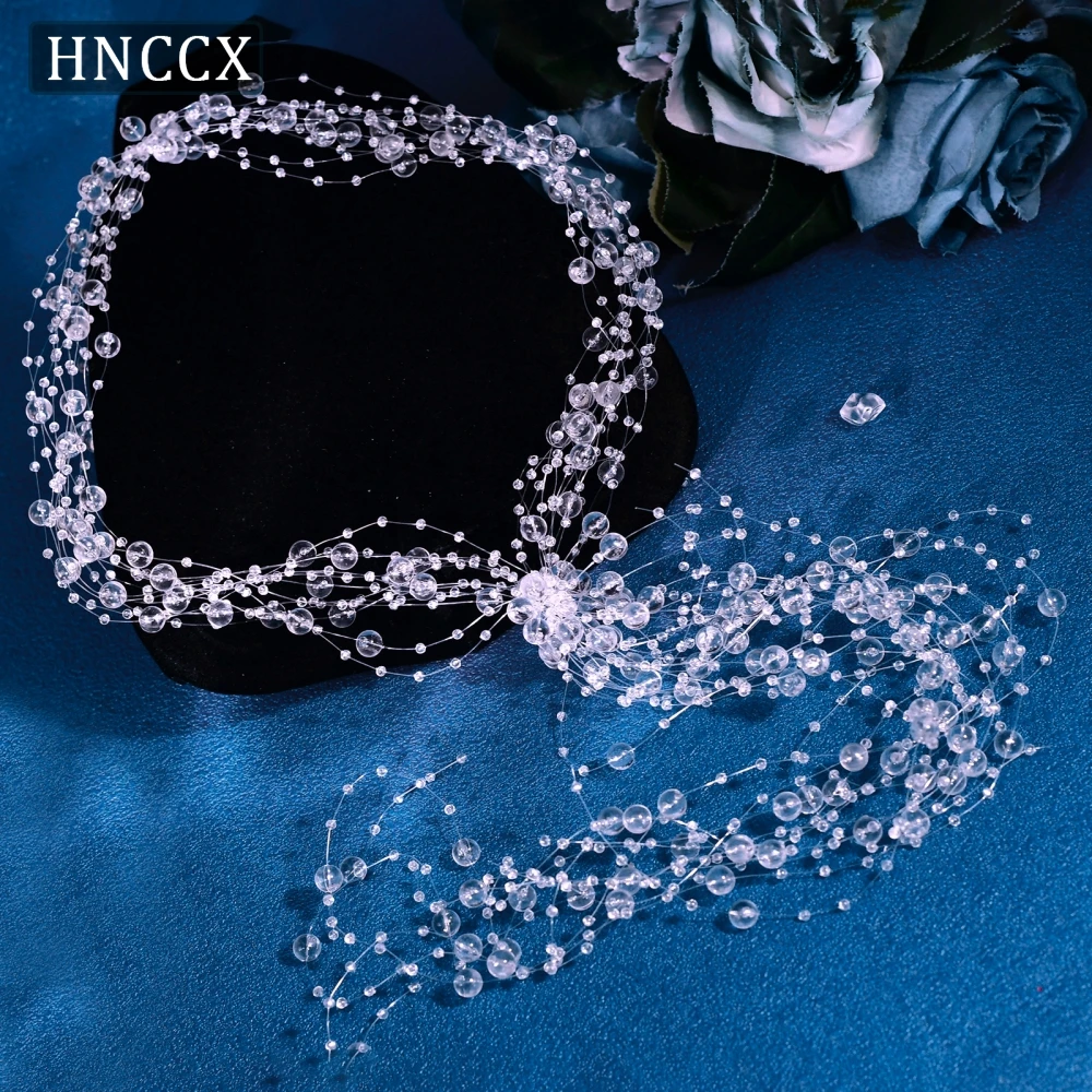 Youlapan estilo boêmio cristal cabelo videira atmosfera enfeites de cabelo de noiva popular feminino cocar meninas fotografia adereços hp538