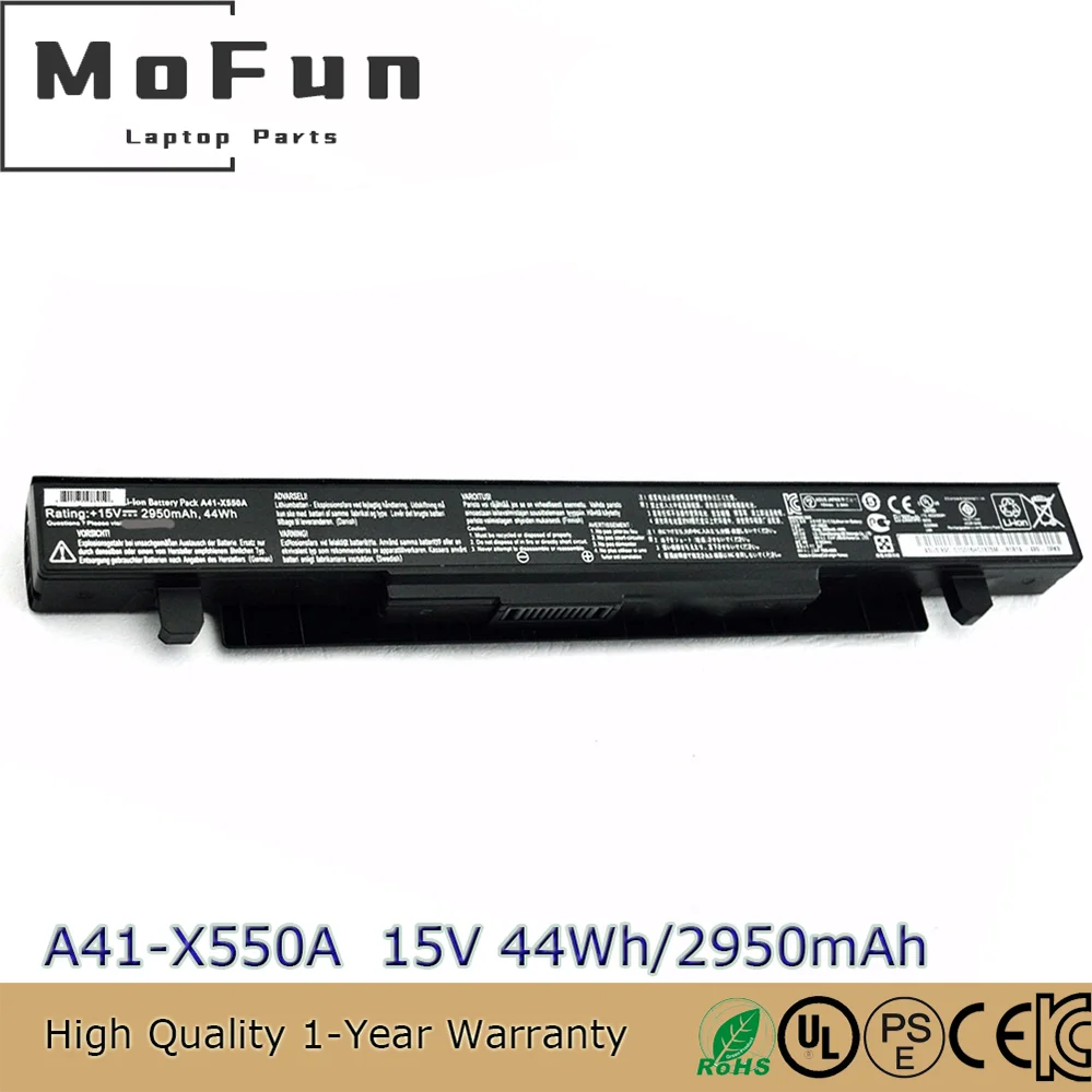 2025 New Original A41-X550A 15V 44Wh Laptop Battery for Asus X550C X550CA X550CC X550B X550VC X550D