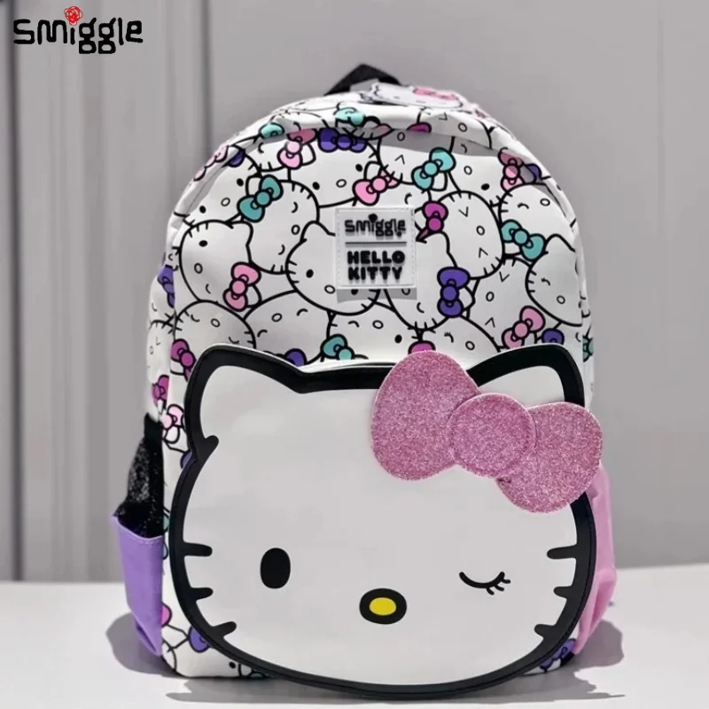 

Genuine Australian Smiggle School Bags Sanrio Hello Kitty Student Stationery Lunch Bag High-Capacity Backpack Water Cup Gifts