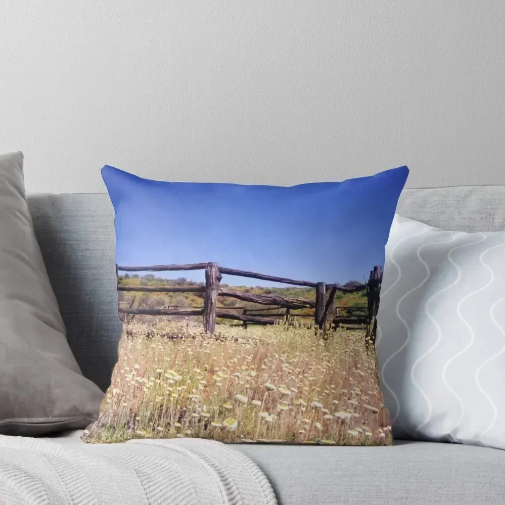 Old Stockyard, Kathleen Springs Throw Pillow Covers For Sofas Decorative pillow case pillow