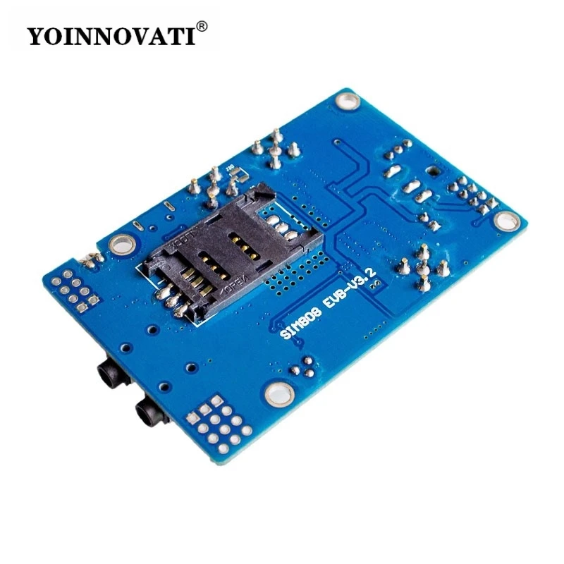SIM808 Development Board with GPS Antenna, GSM/GPRS/GPS Module, IPX/SMA Antenna Interface, Compatible with Raspberry Pi Arduino