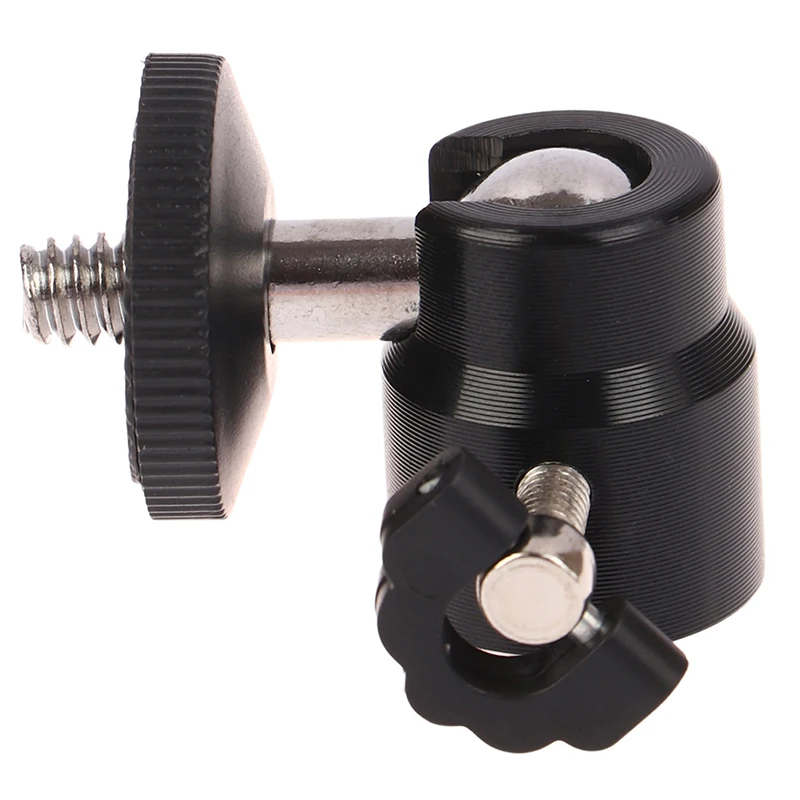 Luz LED câmera tripé, Flash suporte titular, Mount adaptador de sapato quente, berço bola cabeça, 1/4