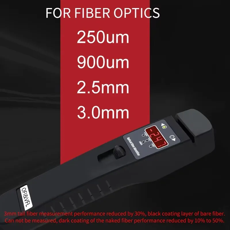 معرف الألياف البصرية معرف الألياف الضوئية المباشرة 800nm-1700nm كابل الألياف محدد الأعطال البصرية