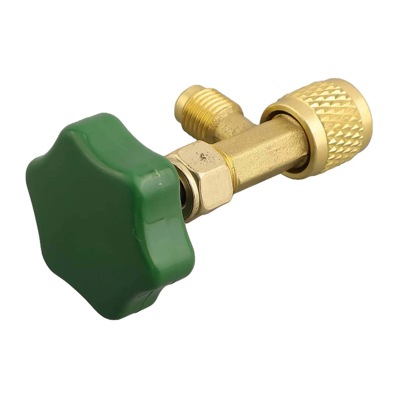 For R22 R134a Common Opening Valve Bottle Opener Repair Replacement 1/4 SAE Accessories Easy Installation Brand New