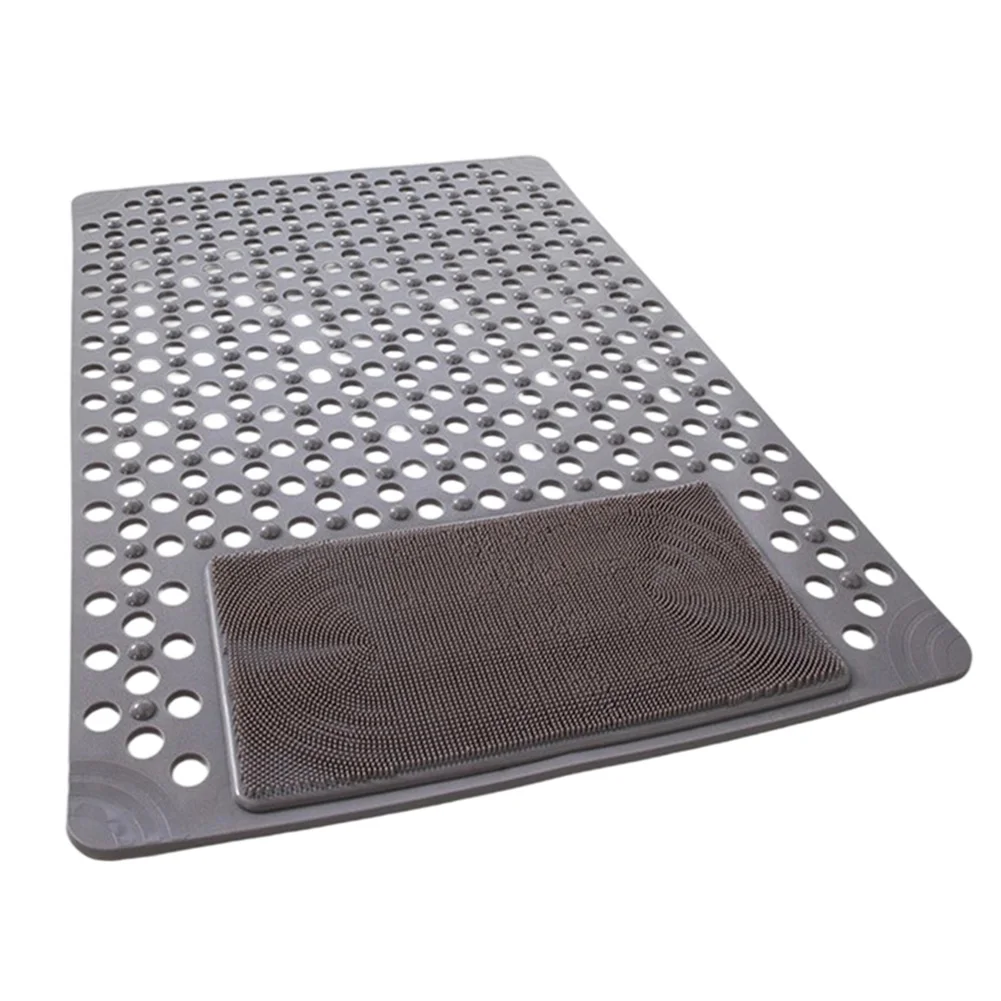 Bathroom Safety Mat with Slip and Massage Features Designed for Shower and Toilet Floors to Reduce Risk Bathroom