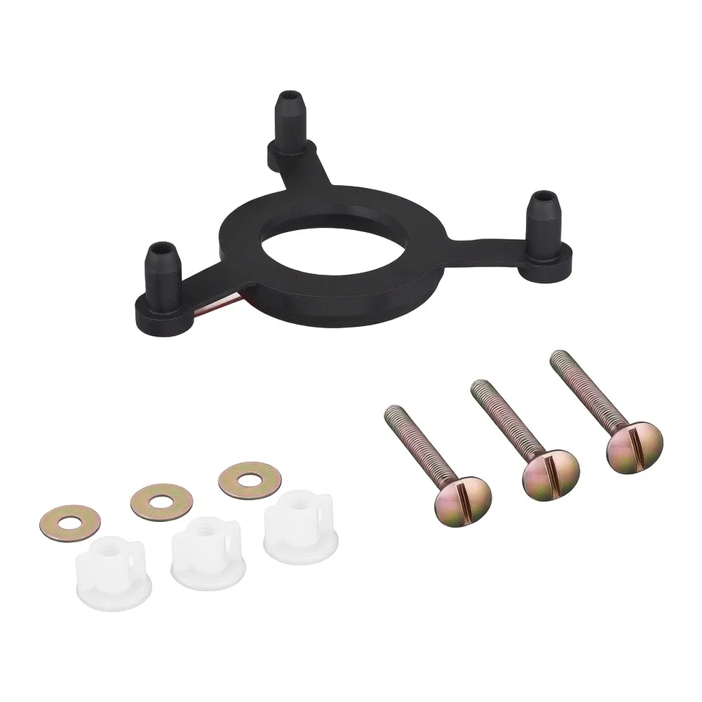 For Toilet Tank Fixing Hardware Featuring Rubber Gasket Bolt Washer Nut Compatible with Standard US Tank Designs