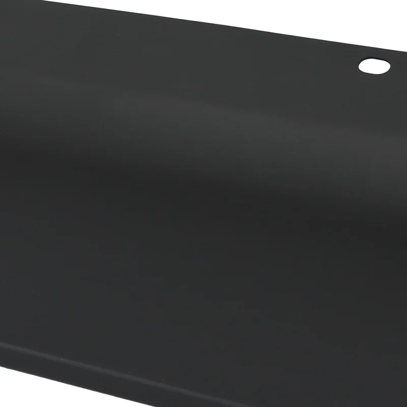 المصد الأيسر والأيمن مع ثقوب أغطية نهاية سوداء المصد الخلفي الفولاذي شريط الوجه ينتهي المصد لـ 2009-2014 Ford F150 #4