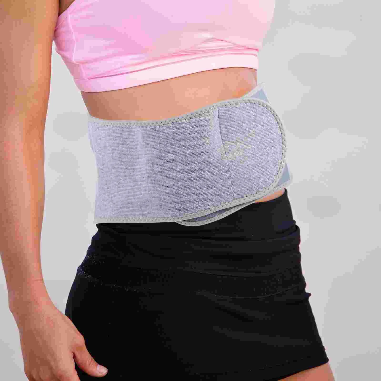 Saco de água quente cinto para dor nas costas trimmer feminino suporte cintura envoltório abdominal cinta aquecimento