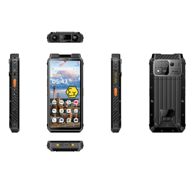 Android ATEX Phone RFID IP68 Intrinsically Safe Smartphone 8GB 256GB IECEx 2D Scanner SE4710 Mobile for Oil ga s Industry