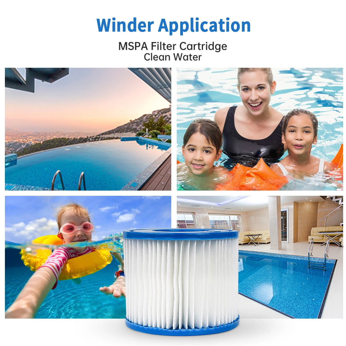 Swimming Pool Filters for Intex PureSpa Type S1 Cartridge for 29001E PureSpa Inflatable Swimming Pool Filter Catridge