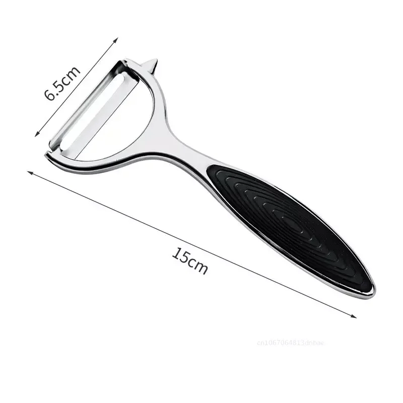 1pc Stainless Steel Vegetable Peeler Potato Peeler Black Multi-function Carrot Grater Fruit Tools Kitchen Accessories Cuisine
