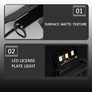 Braketi plaka motosiklet, kuyruk lamba tutucu düzenli çamurluk eliminator honda cb650r cbr650 cbr 650r 2019-2023 aksesuarları 8 en çok satan, destek, kayıt cb650r-no. 2