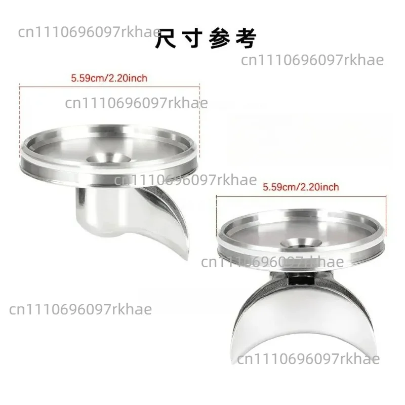 54Mm Coffee Handle Bottomless Turn Bottomless Diverter Nozzle Adapter with Single or Double Nozzle Diverter Port