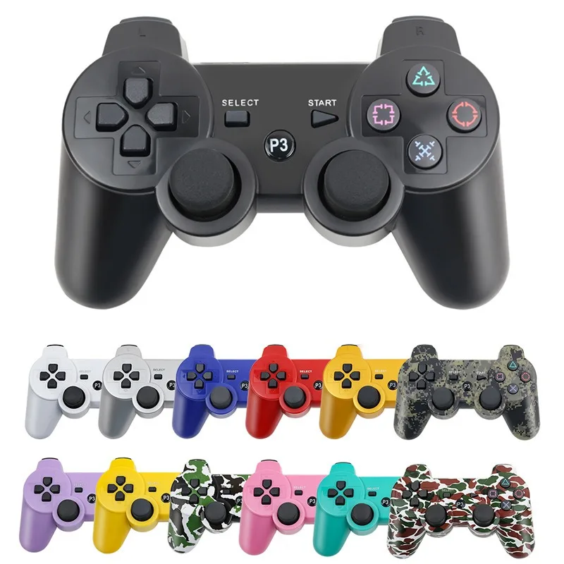 

Беспроводной контроллер для PS3, доступны различные цвета, геймпад с двойной вибрацией и аналоговыми джойстиками для консоли PlayStation 3