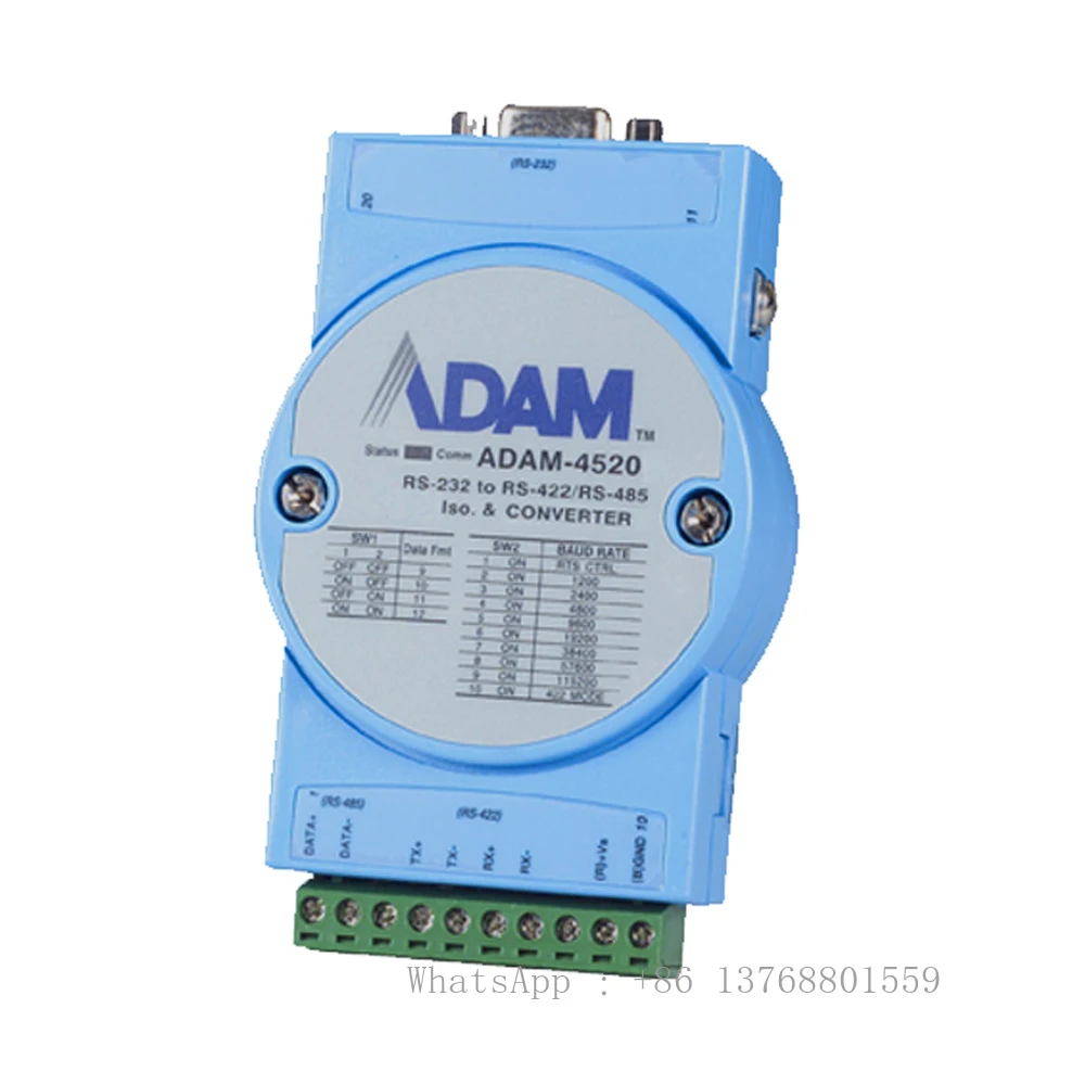 New Original Remote I/O Module ADVANTECH ADAM-4520 Isolation RS-232 To RS-422/485 Serial Converter Communication Module