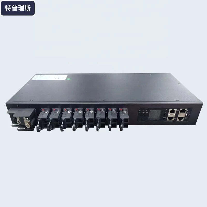 

Smart DC-48V PDU distribution unit 160A input 8-channel input branch collection and control SNMP protocol
