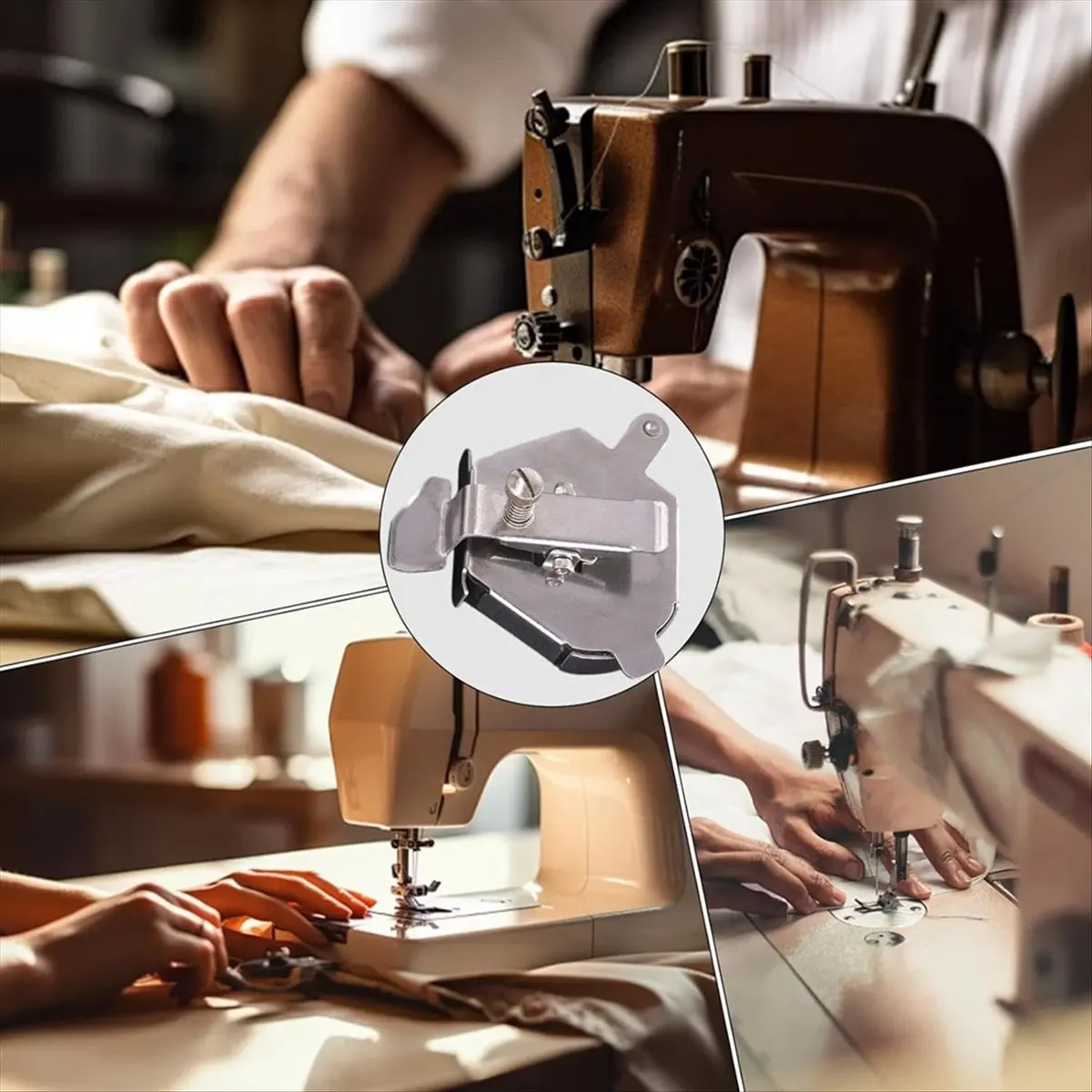 *A14E Magnetic Seam Guide for Sewing Machine,Multifunctional Hem Guide,Sewing Quilting Products Supplies Accessories