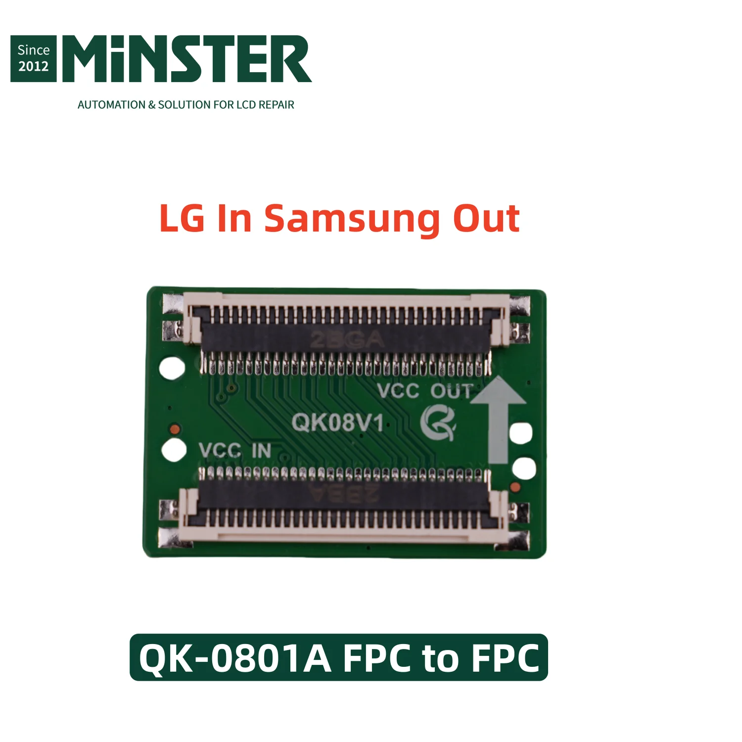 LG 30Pin HD In to Samsung 30Pin HD Out Lvds Converter Adapter TV Inverter Card for Samsung on LG TV Screen Display Repair