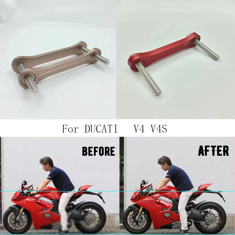 

For DUCATI Panigale V4 V4S StreetFighter V4 Motorcycle Rear Suspension Cushion Drop Connecting Lowering Ki