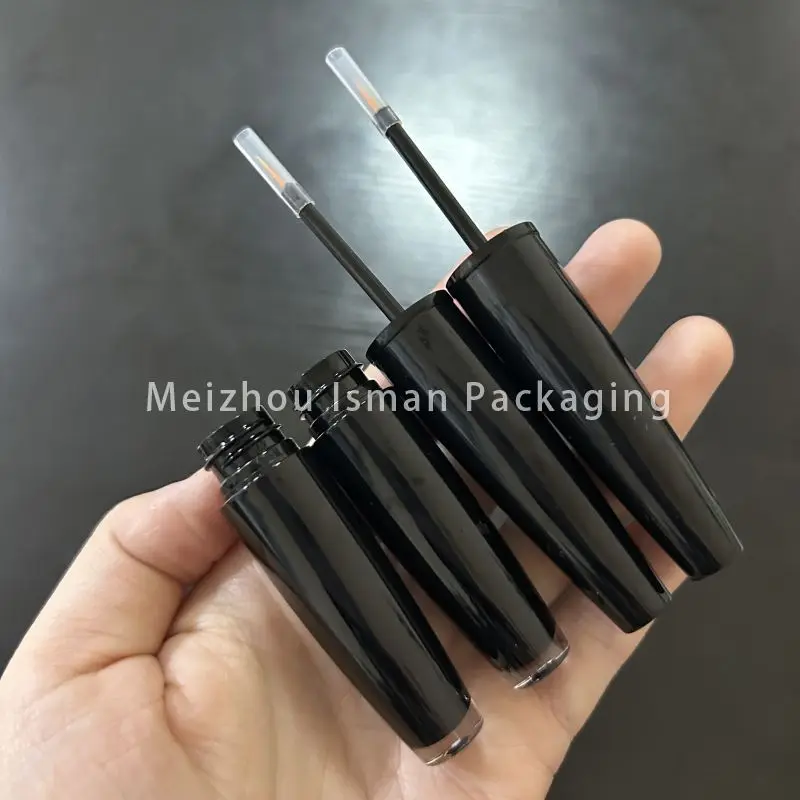 50Pcs 3ml black eyeliner container unique cosmetic makeup packaging eyelash bottle tube with wands brush