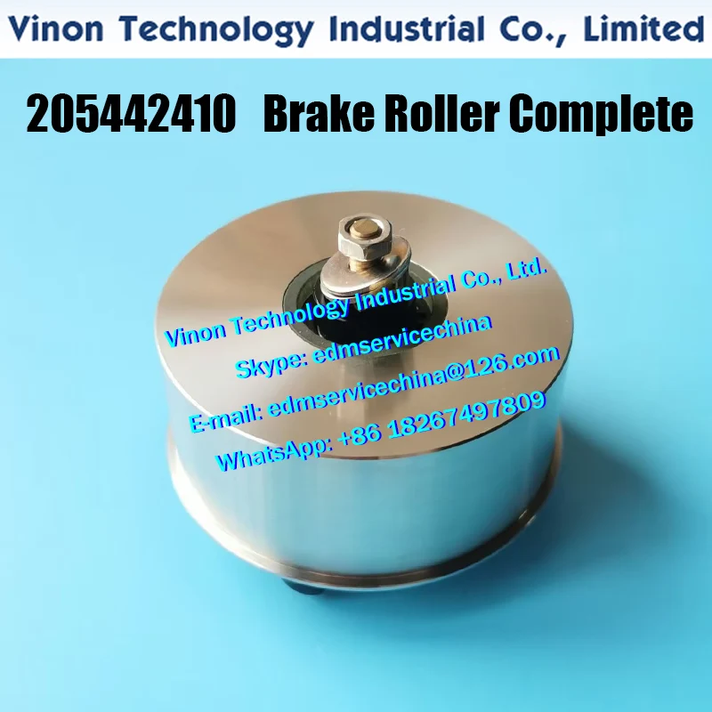 205442410 Brake Roller Complete ROBOFIL 310,510,1020 edm parts 544.241.0, 130005444, 204464880, 446.488.0, 544.241.0, 442.210