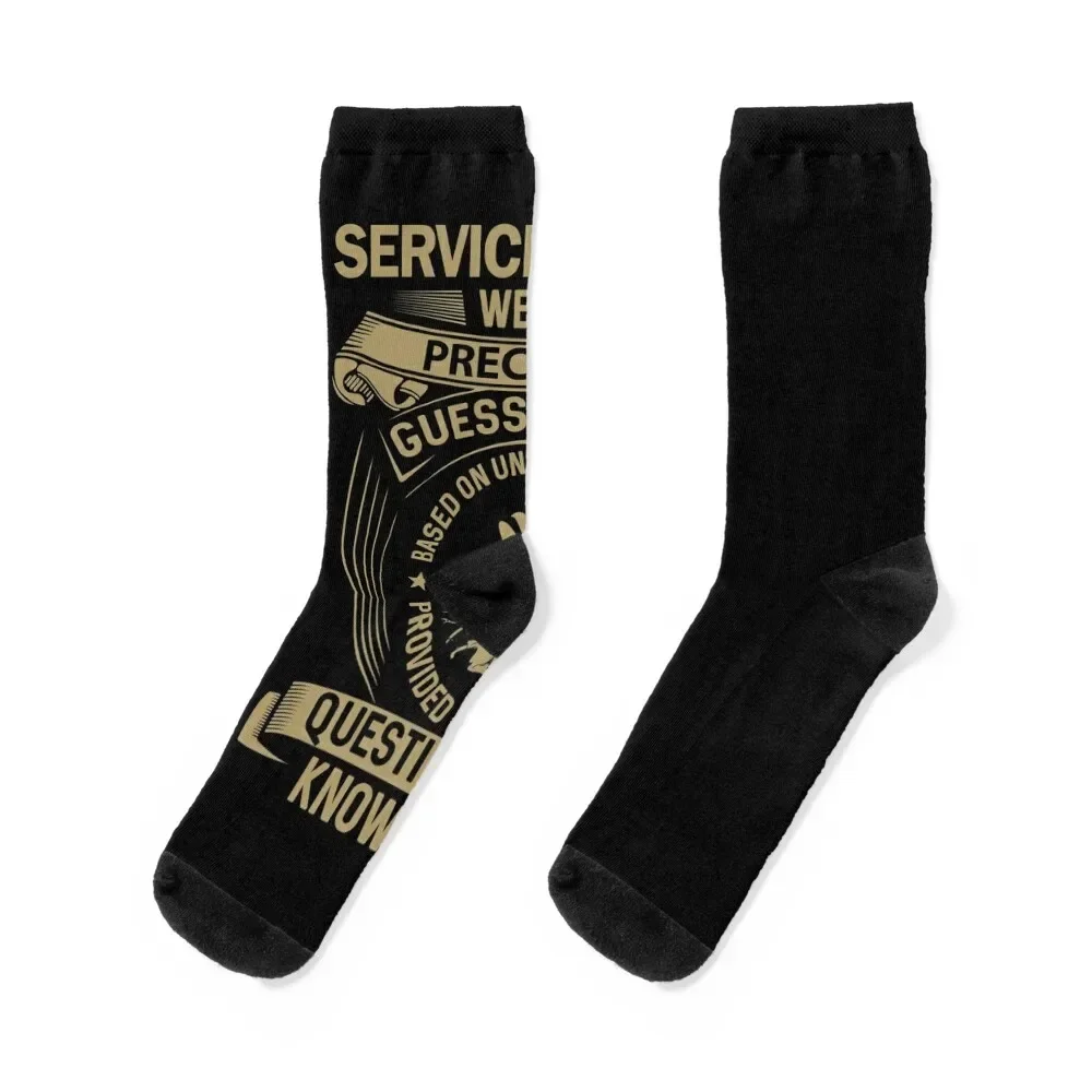 Service Fitter Socks FASHION retro aesthetic Children's Men's Socks Luxury Women's