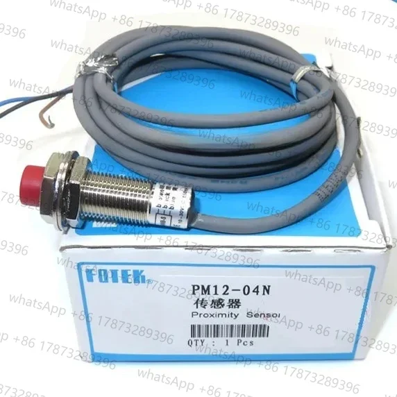 5 PCS PM12-04N M12 NPN NO Novos Sensores de Interruptor de Proximidade FOTEK 3 Fios 150mA 10-30VDC Sn-4mm