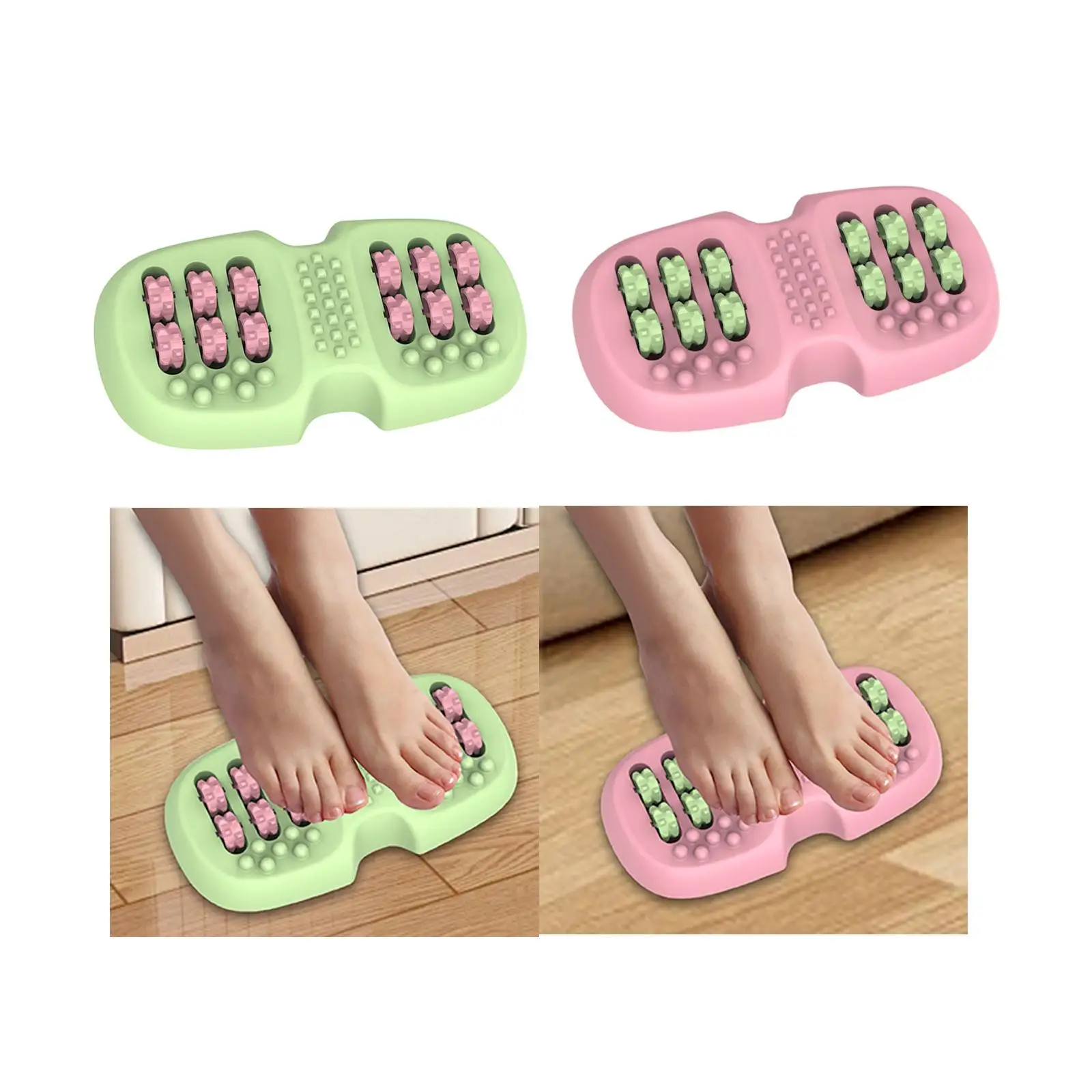 Dual Foot Massager Roller para Homens e Mulheres, Massagem Shiatsu, Relaxamento Ferramenta de Reflexologia, Tensão do Pé, Alívio da Apertação, Presentes para Mamãe e Papai