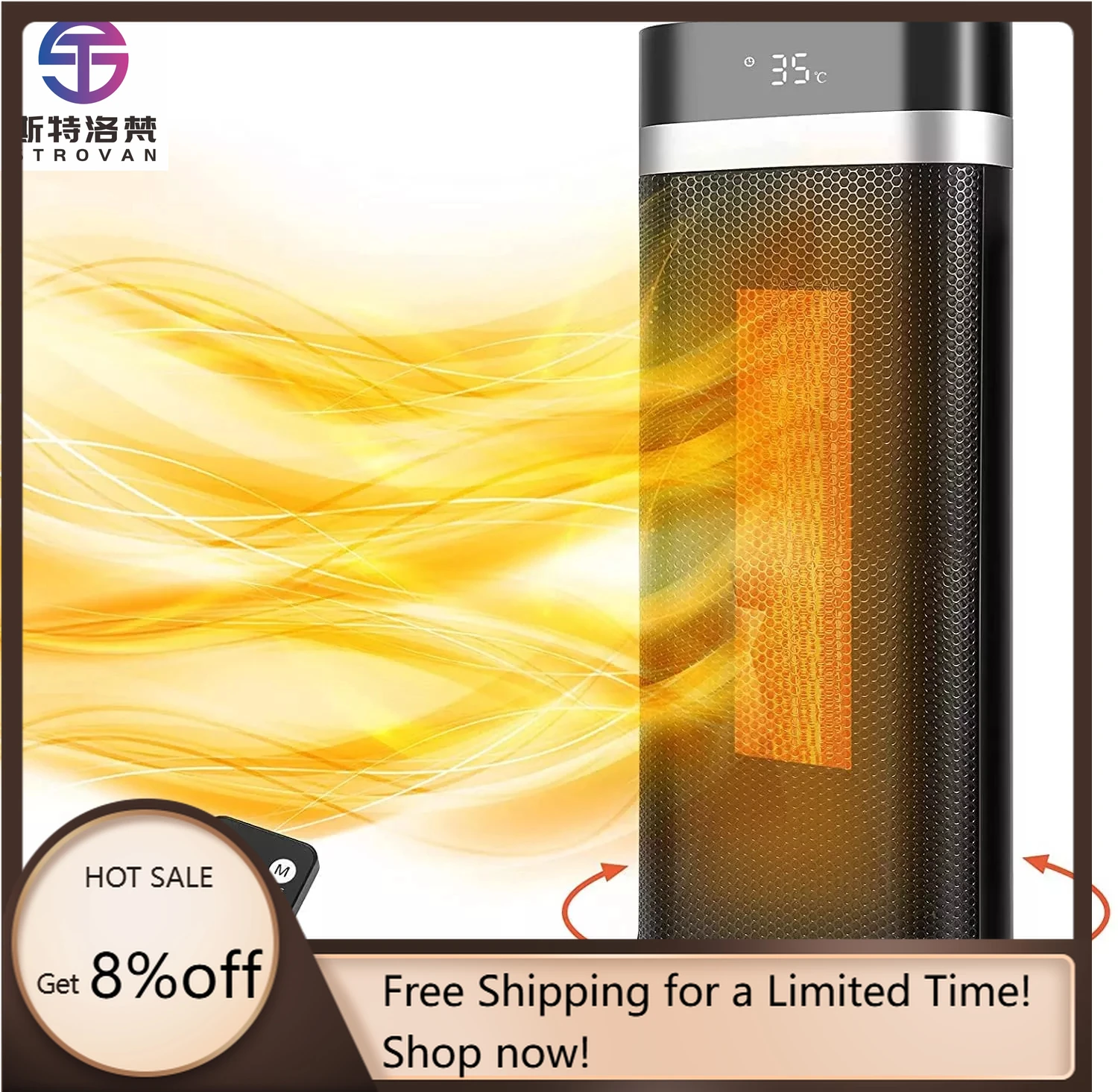 STLF الحديثة توفير الطاقة الذكية التحكم عن بعد غرفة المنزل التدفئة الدائمة سخان الفضاء الكهربائية #1