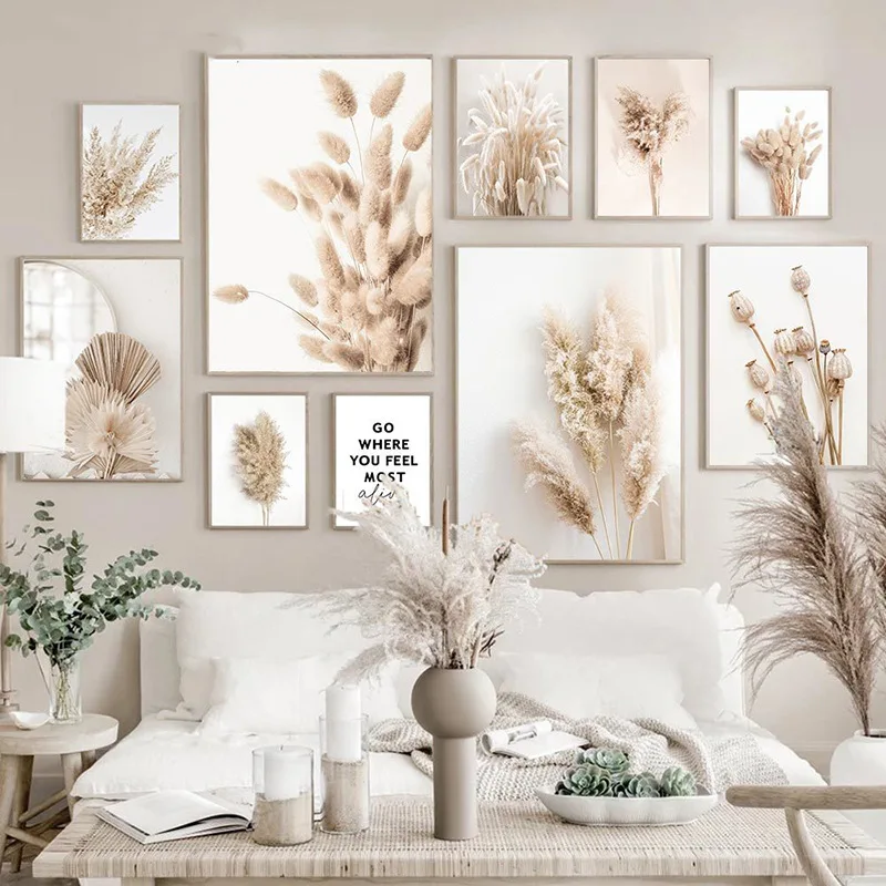 

Nordic Home Decor Plant Pictures for Wall Paintings Canvas Art Mural Affiche Decoration Murale Tableau Cuadros Decorativos