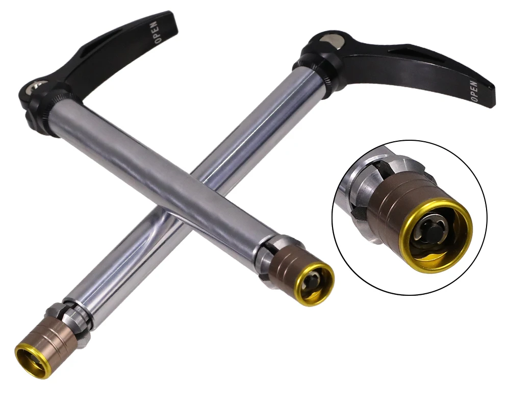 HEPPE Fahrrad Steckachse Schnellspanner 15x100mm 15x110mm MTB Vorderradnaben Schnellspanner für SR SUNTOUR 15x100 15x110 Vordergabel – Detail 10