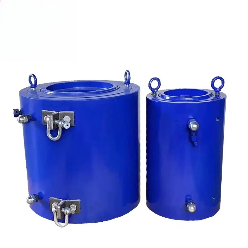 Stainless Steel Hydraulic Jack for Bridges Concrete Pretension Post-Tension Anchor Cable Pulling Lifting Tools Over 50T Capacity