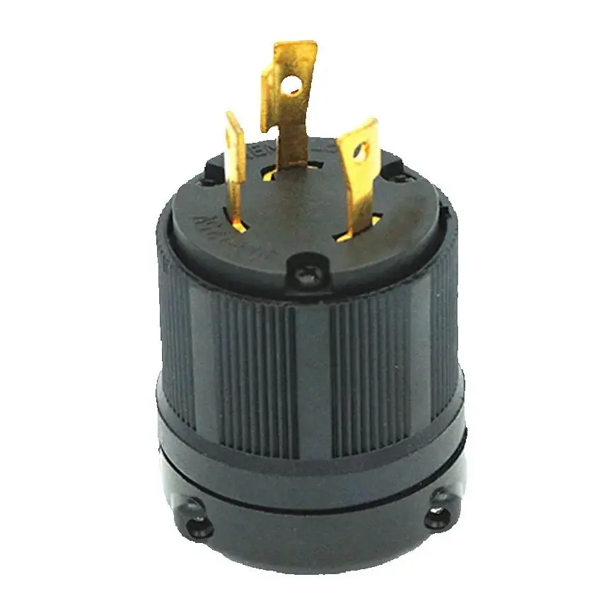 1pcs Assembled UL NEMA L6-30P L6-30R US 30A wired industry connector America Tripolar male female anti-loose locked plug socket