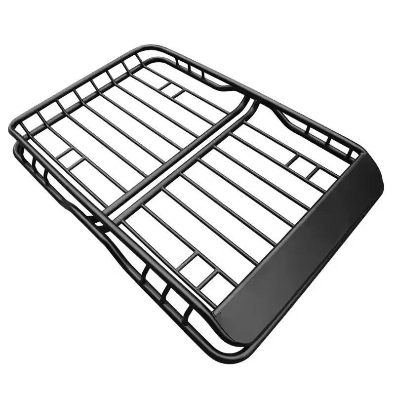 Outdoor adventure cargo universal iron roof luggage rack basket roof rack