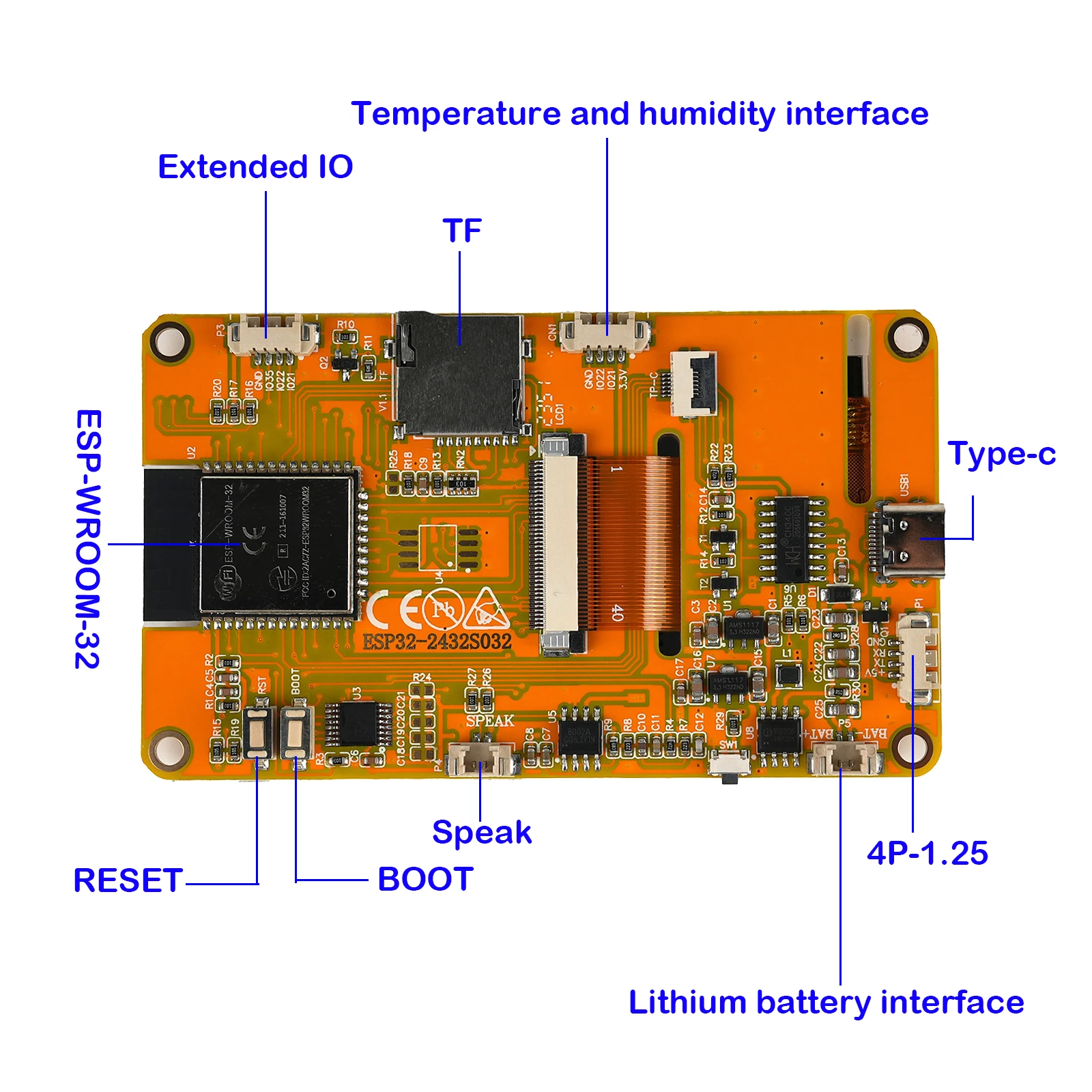 Arduino iot、esp32、LCDディスプレイ、wifi、bt、ESP32-WROOM-32モジュール、st7789ドライバー、ips、tft、240x320、3.2 \