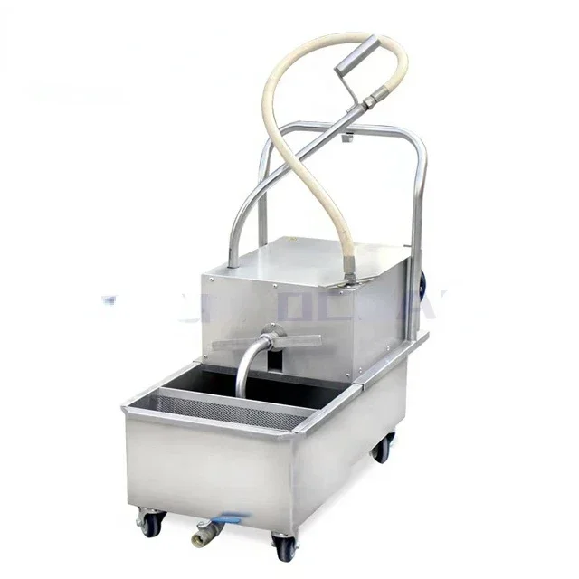 Commerciële Machines Frituren Oliefilter Trolley Catering Keuken Apparatuur Oliefilter Trolley