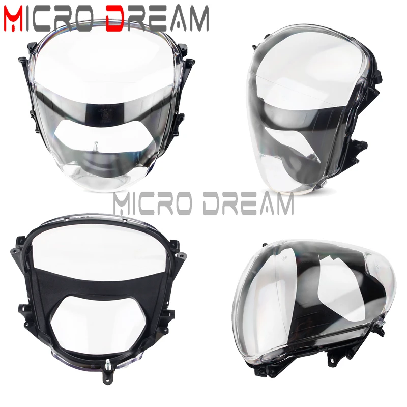 Motorcycle Headlight Glass For Zip 100 98 4T 125  124 50 49 50 2T AC LC SP Scooter Headlamp Speedometer Lens Front Light Glass